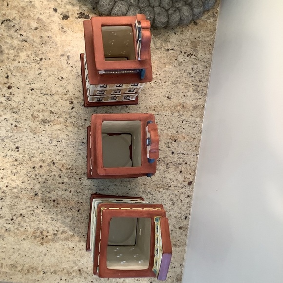 Set of 3 Partylite Tealight Candle Holder Cafe Vienna Prague Amsterdam - Picture 7 of 10